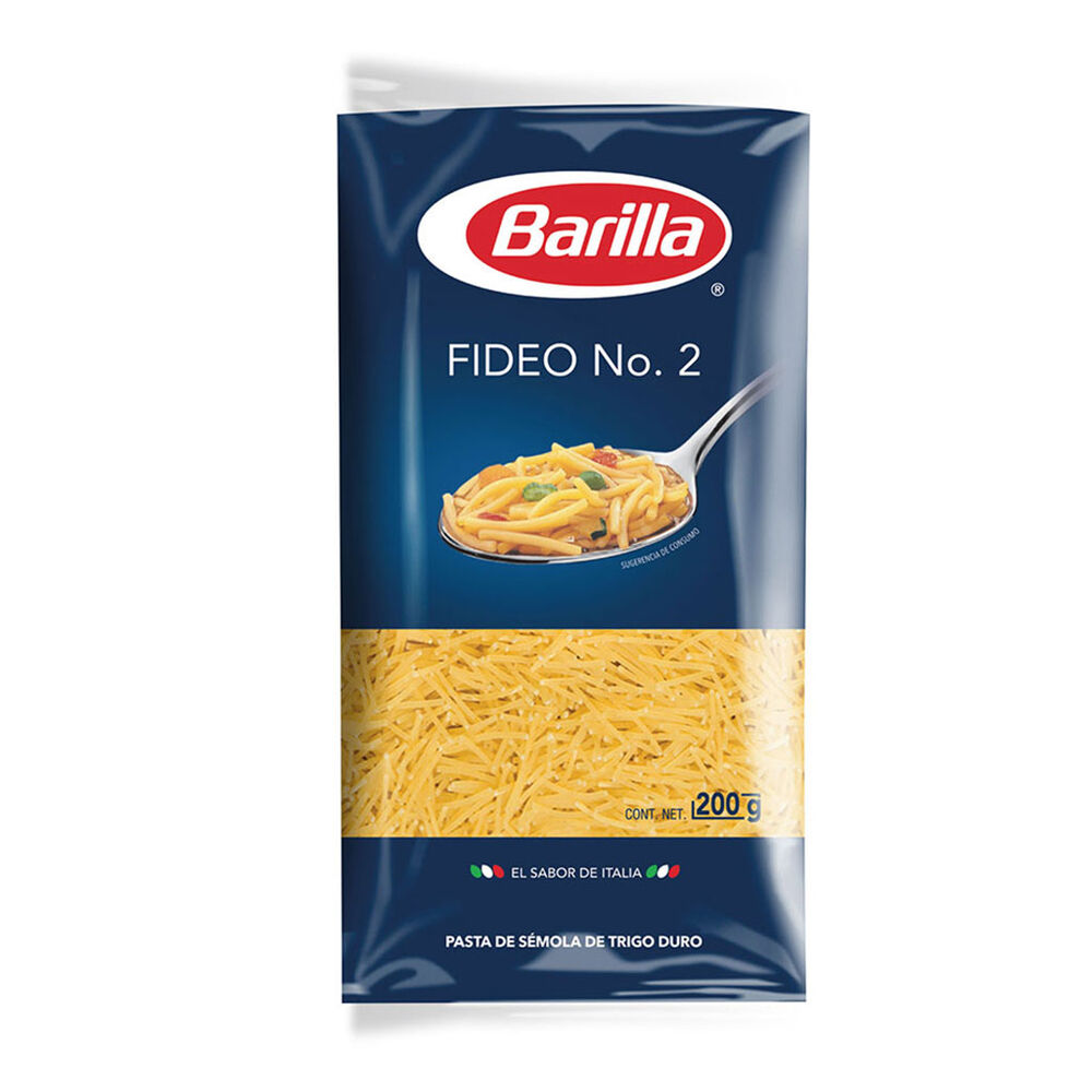 Sopa de Fideo Barilla No.2 200 g image number 0