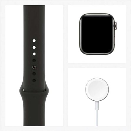 Apple Watch Series 6 M02Q3LZ/A 40mm Negro GPS + Cellular image number 1