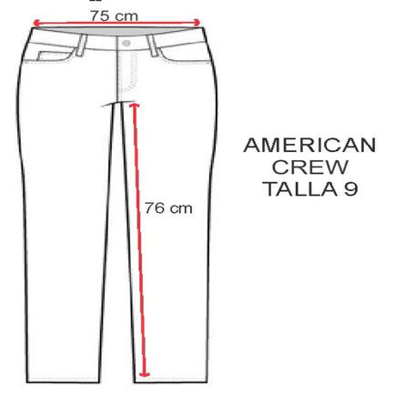 Jeans de Dama American Crew Básico Talla 9 Rinse image number 3