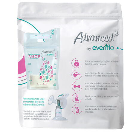 Bolsas almacenadoras para leche materna Advanced by Evenflo, 25