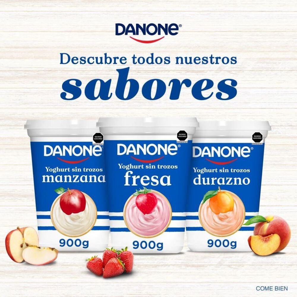 Yoghurt Danone Sabor Fresa 900g image number 6