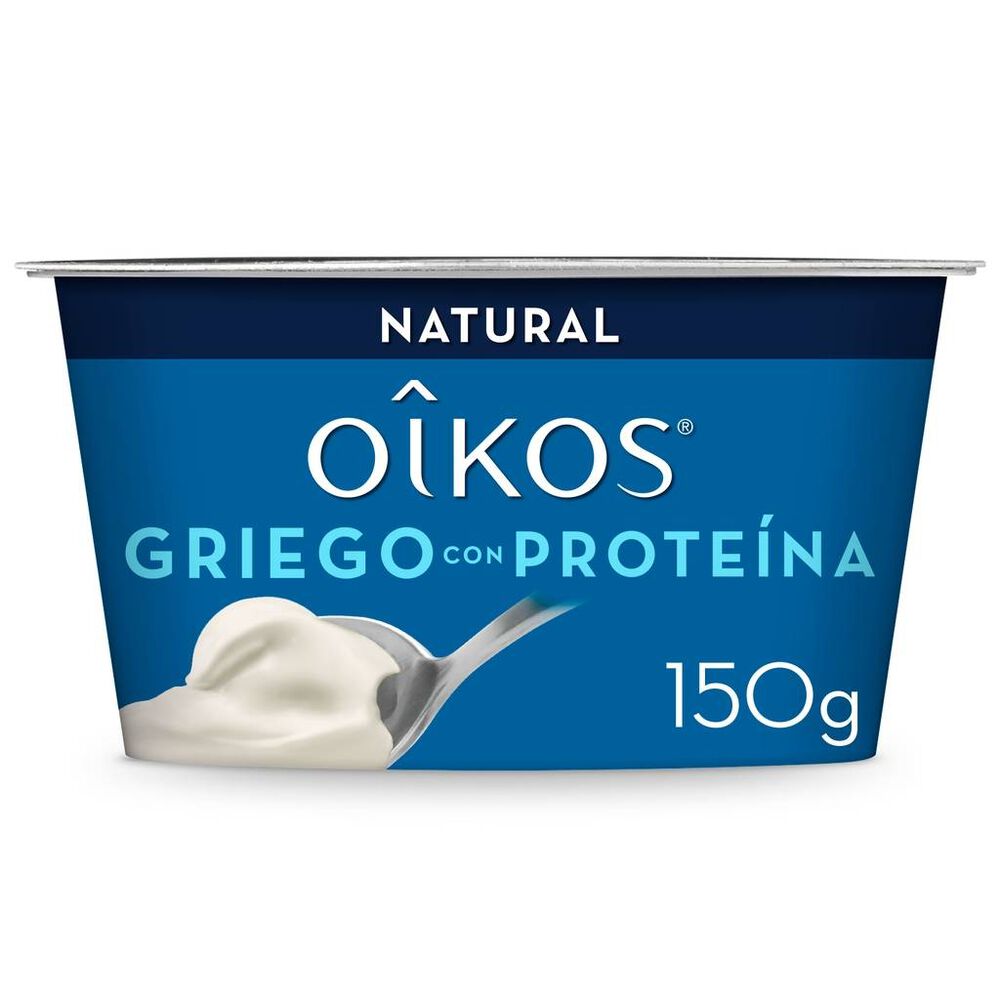 Yoghurt Oikos Griego Natural Con 12g De Proteína Sin Azúcar 150g image number 0
