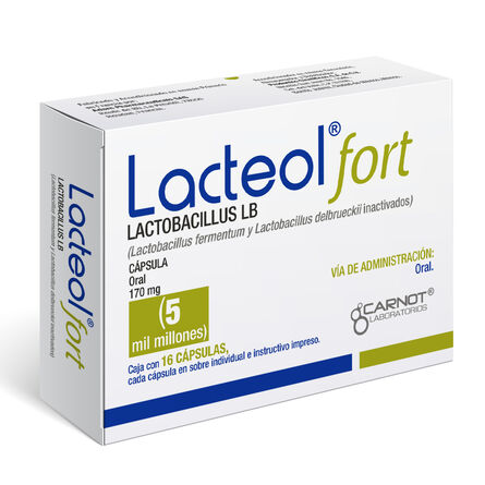 Lacteol Forte 170mg 16 capsulas image number 2