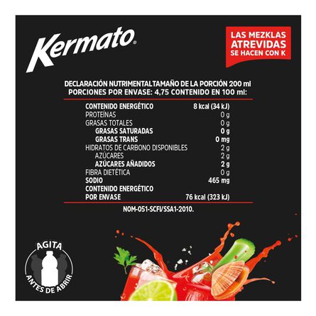 Jugo Cóctel de Tomate Kermato con Almeja 950 ml image number 2