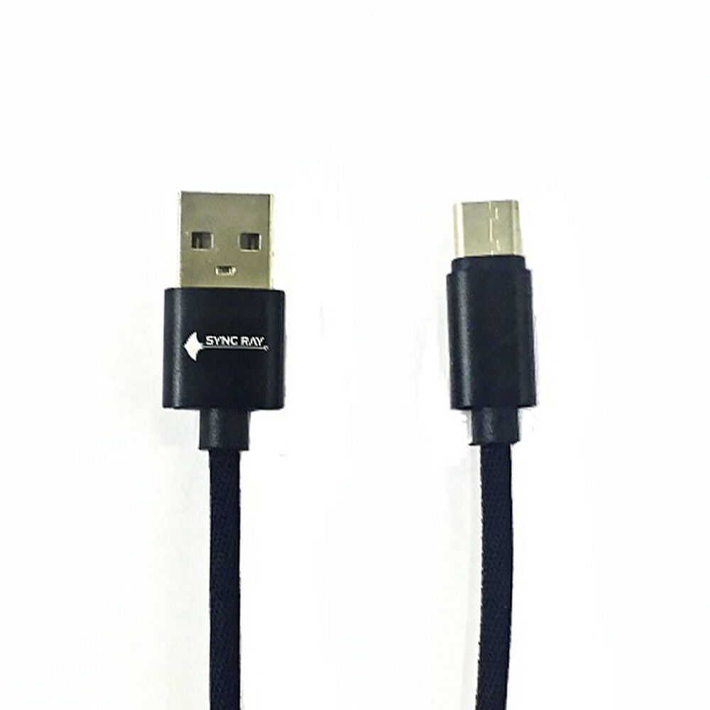 Cable Reforzado USB a Tipo C Sync Ray BTC54 Negro image number 0