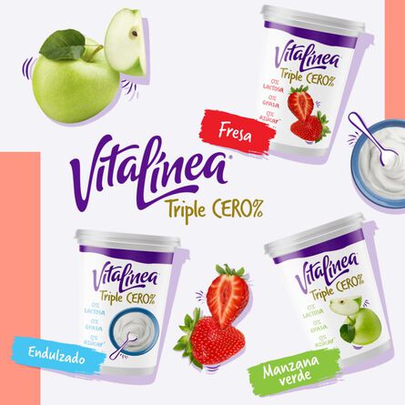 Yoghurt Vitalínea con Fresa sin Azúcar Añadida 900g image number 7