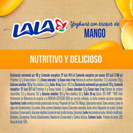 Yoghurt Lala Batido Mango 900 g image number 1