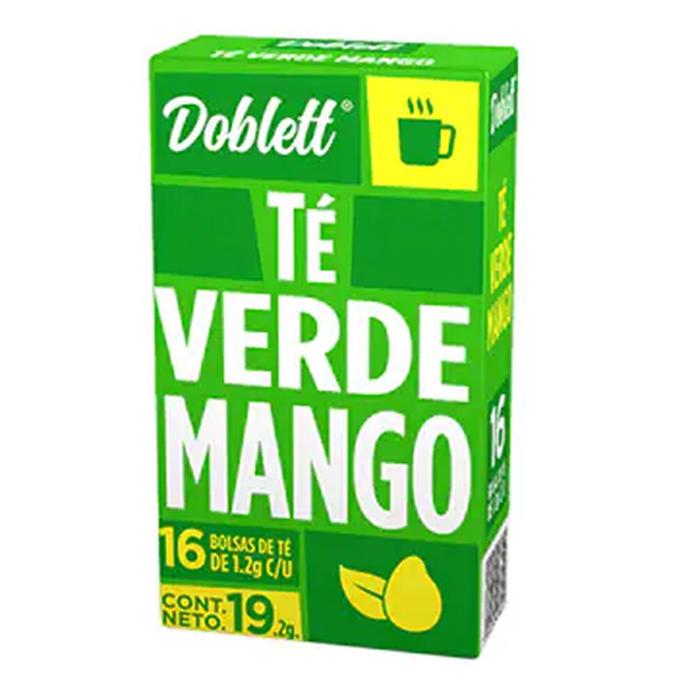 Té Verde Mango Doblett 16 sobres image number 0