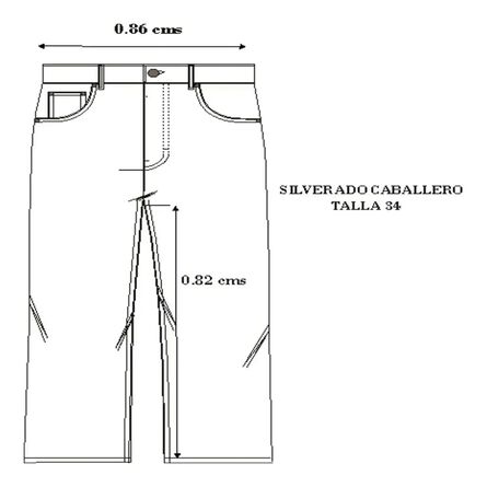 Jeans Básico Masculino Silverado Talla 34 Rinse Recto image number 3