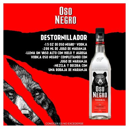 Vodka Oso Negro 1.75 L image number 1