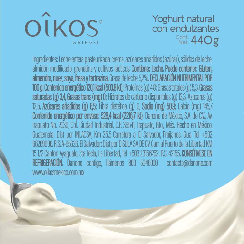 Yoghurt Oikos Griego Natural 440g image number 7