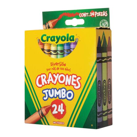 Crayones Crayola Jumbo con 24 pz image number 3