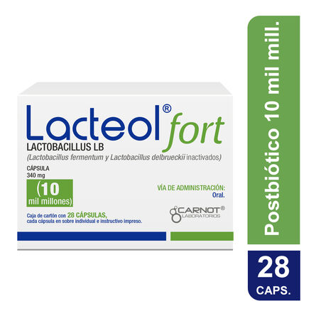 Lacteol Fort 10 Mil Oral 28 Cápsulas image number 1