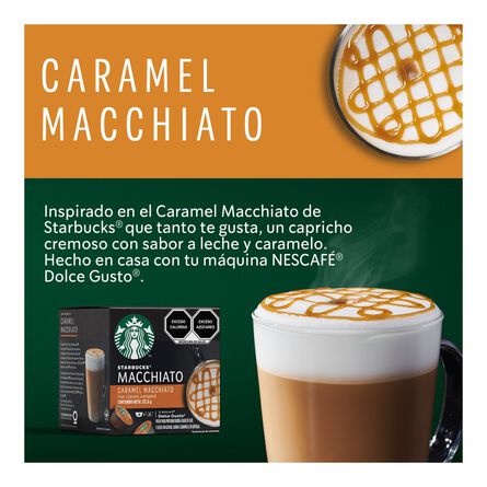 Cápsulas Starbucks Caramel Macchiato X 12 Dolce Gusto