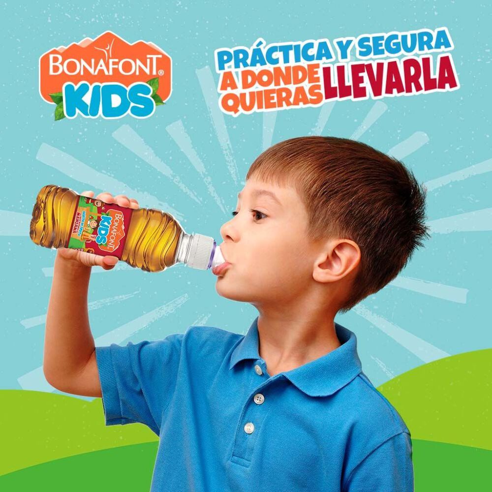 Agua Bonafont Kids Con Jugo Natural De Manzana 300 Ml image number 4