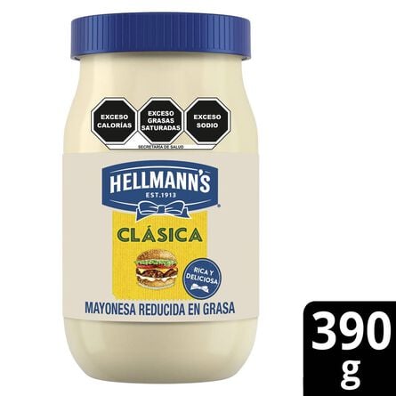 Mayonesa Hellmann's Clásica Reducida en Grasa 390 g image number 5