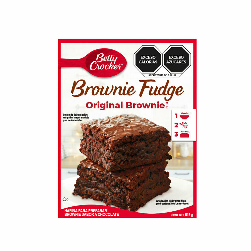 Harina para brownie Betty Crocker fudge chocolate 519 g | Soriana