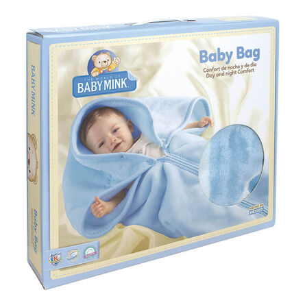 Baby Bag Clásica Corazones Baby Mink Rosa image number 1