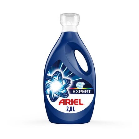 Ariel Expert Detergente Líquido Para Lavar Ropa Blanca y de Color 2,8 L
