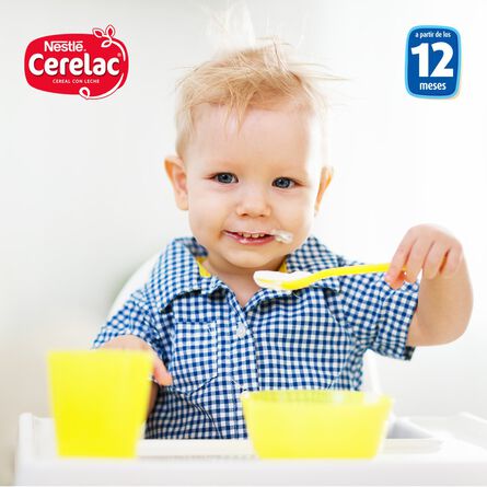 Cereal Infantil Cerelac Cereal con Leche Lata 370g image number 5