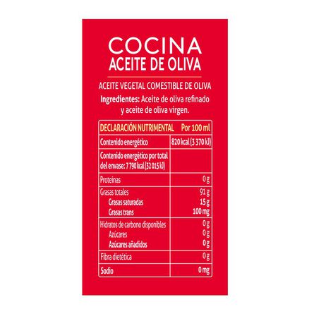 Aceite de Oliva Carbonell Puro Lata 950 ml image number 2