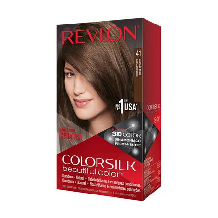 Tinte para cabello Beautiful Color Keratina Castaño Medio tono 41 59.1 ml image number 2