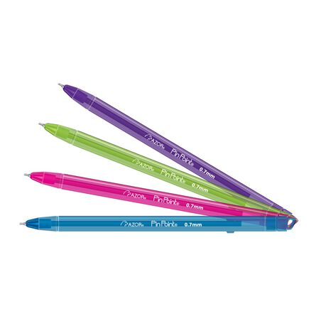Pluma Azor Pinpoint 0.7mm con 4 pz image number 1