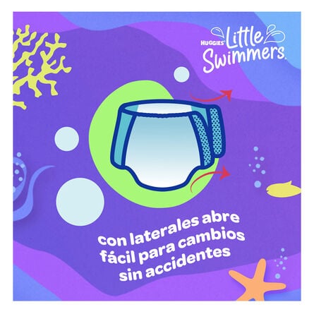 Pañal Huggies Little Swimmers talla Mediana 11 piezas image number 3