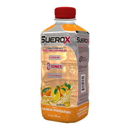 Suerox Bebida Hidratante Naranja Mandarina 630 ml image number 4