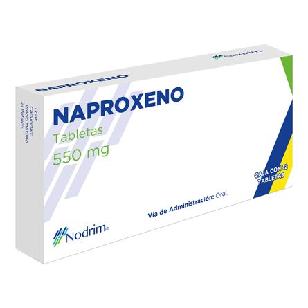 Nodrim Naproxeno 550 mg Tab con 12 image number 0