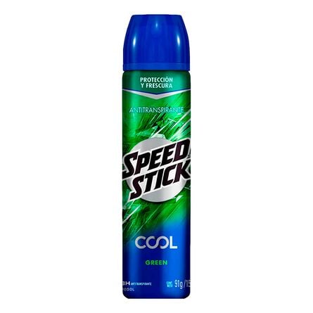 Desodorante Antitranspirante En Aerosol Speed Stick Cool Green P/Caballero 91 G image number 2