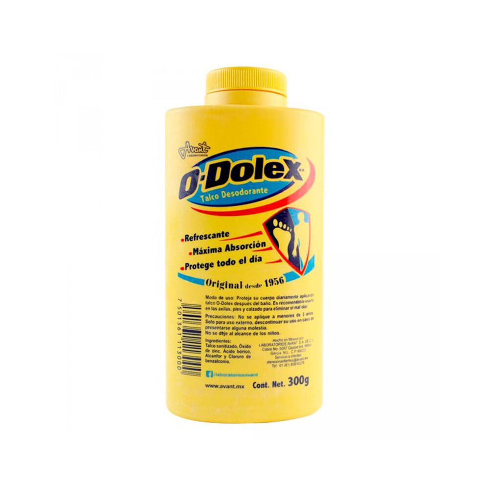 Talco Desodorante O-Dolex 300 g image number 0