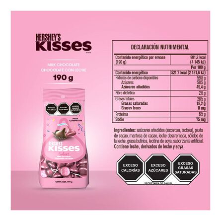 Chocolate Kisses Celeb Rosa 190 g image number 2