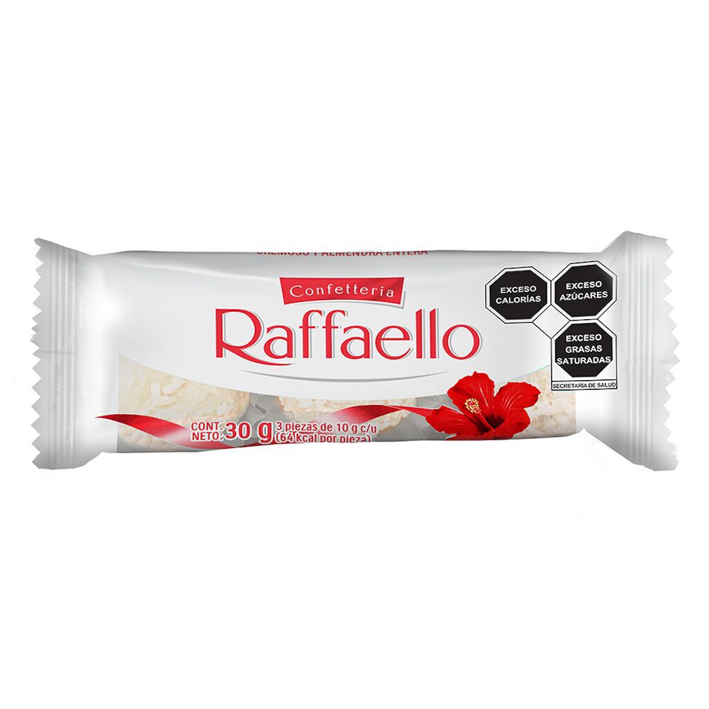 Chocolate Raffaello 30 Gr Pack Con 3 Piezas image number 0