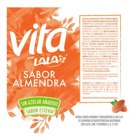 Bebida Lala Vita Almendra 960 ml image number 4