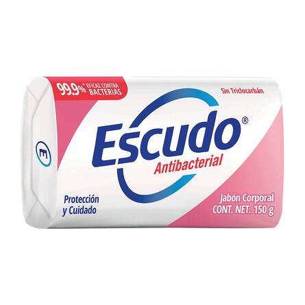 Jabón en Barra Escudo Antibacterial Rosa, 150 g image number 3