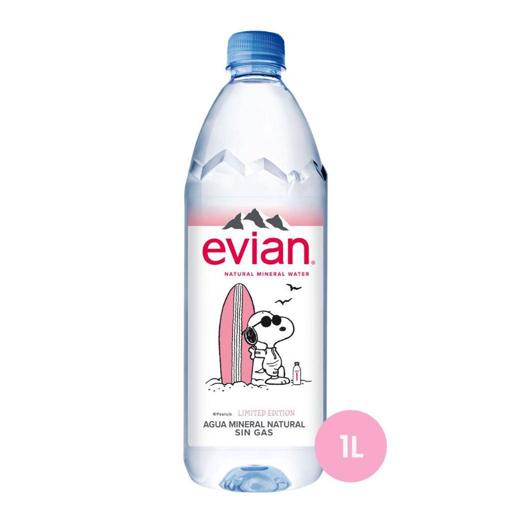 Agua Natural Evian 1 Lt image number 0