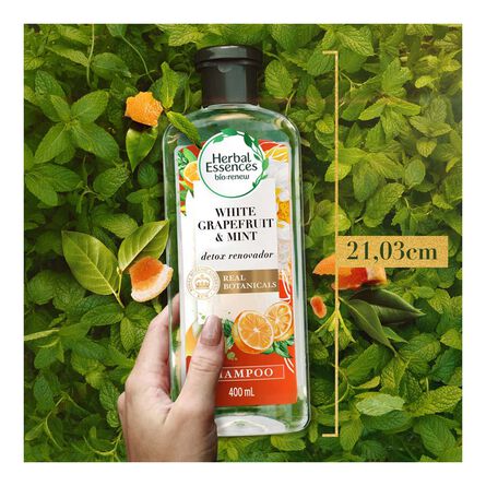 Shampoo Herbal Essences Bio:renew Radiant Shine White Grapefruit & Mosa Mint 400 ml image number 7