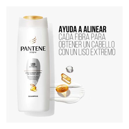 Shampoo Pantene Pro-V Liso Extremo 700 ml image number 4