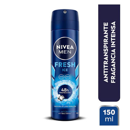 Desodorante Antibacterial Nivea Men Fresh Ice en Spray 150 ml image number 1