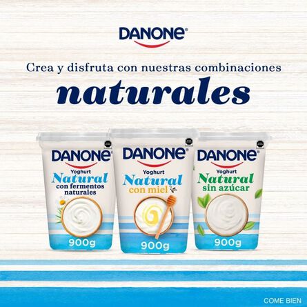 Yoghurt Danone Natural con Miel de Abeja 900g image number 6