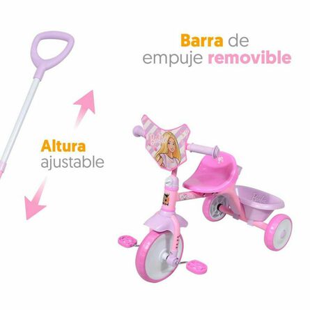 Triciclo Barbie C/ Barra image number 1