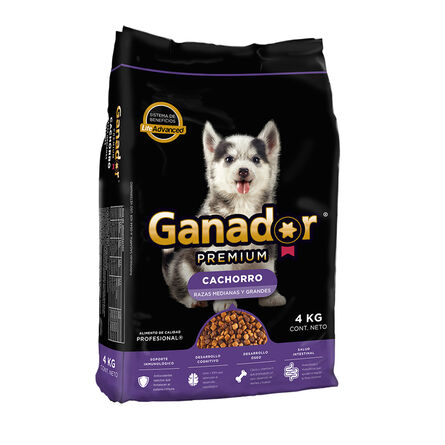Alimento para perro Ganador Premium cachorro 4 Kg image number 1
