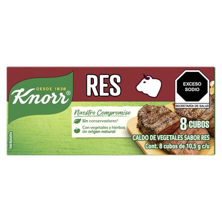 Caldo de Res Knorr 8 Cubos de 10.5 g image number 1
