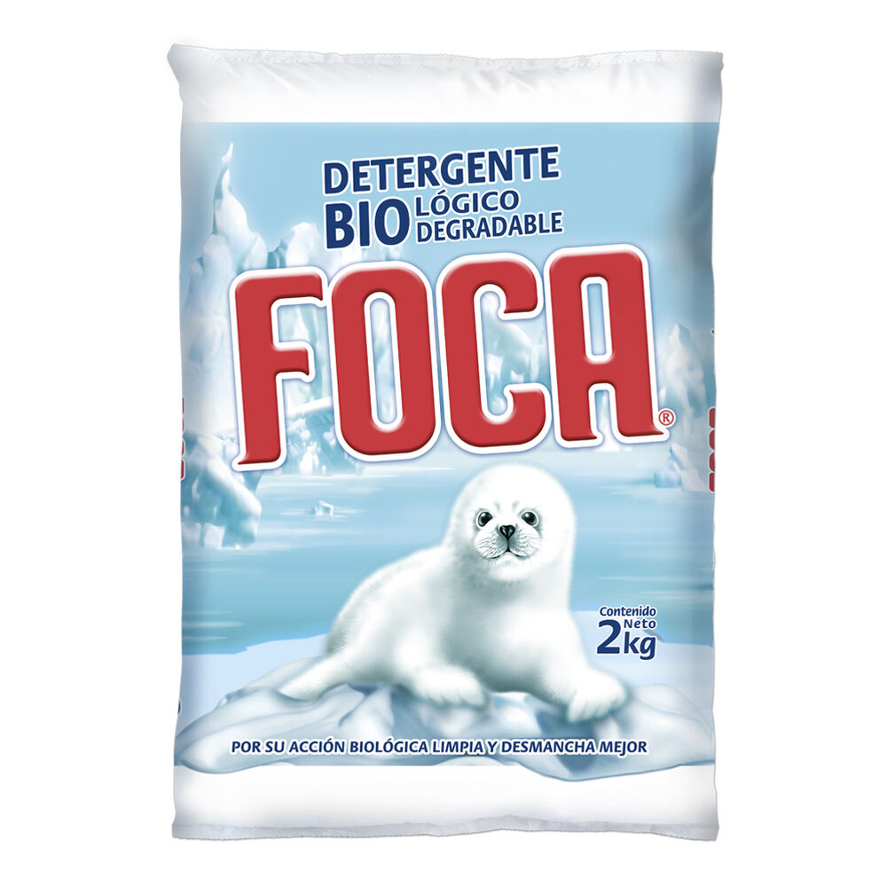 Detergente en Polvo para Ropa Foca Biológico 2 kg image number 0