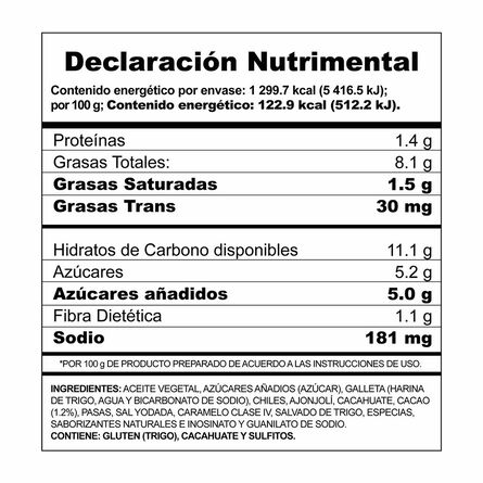 Mole Doña María poblano con cacao en pasta 235 g image number 1