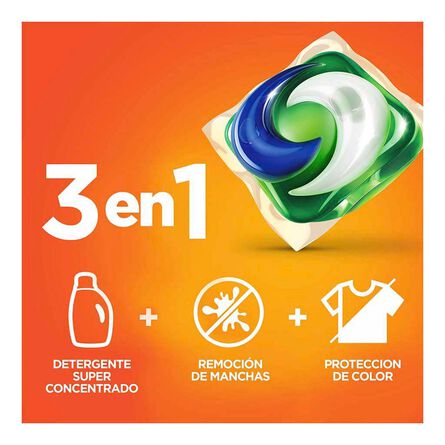 Detergente en Cápsula Tide Pods 3 en 1 Coldwater Clean Original 16 unidades image number 1