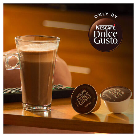 Nescafé Dolce Gusto Chocolate Chococino Cápsulas de chocolate y leche, 8  dosis, 112 g - Café Kalamazoo