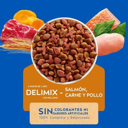 Purina Cat Chow Delimix con Defense Plus Alimento seco para gatos adultos, bulto de 1.5kg image number 2