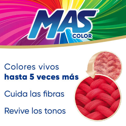 Detergente líquido Mas Color 830ml image number 3